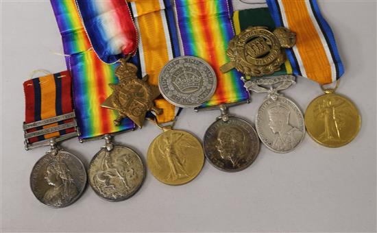 Assorted medals including Transvaal
